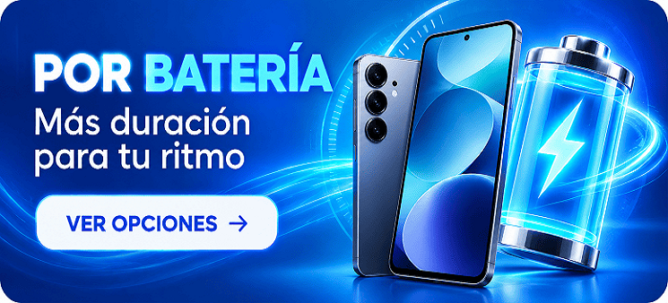 Celulares con gran batería